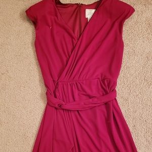 Deep red dress size 2